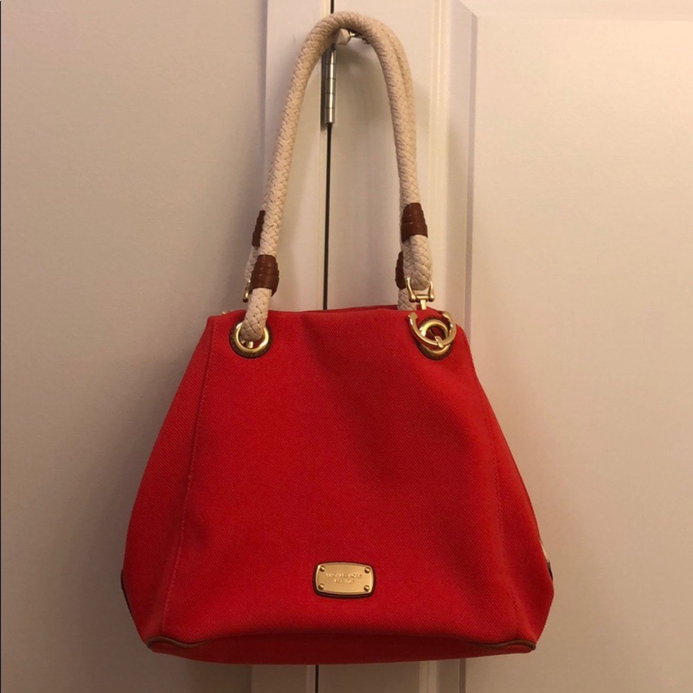 Michael Kors Beach Sailing Yacht red Canvas